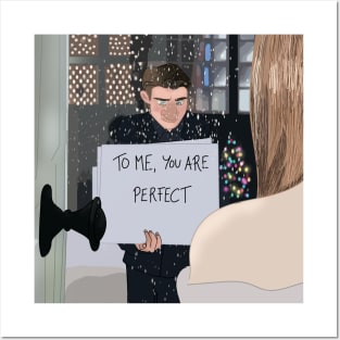 "To me you are Perfect" - Holiday Illustration Posters and Art